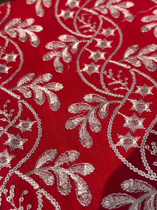 Heritage Pashmina Shawl With Intricate Embroidery