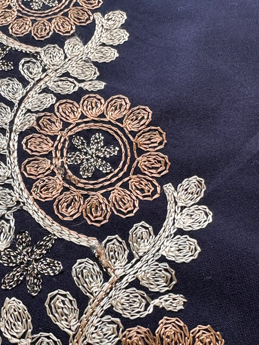 Swiss Lawn Embroidered Border | Buy One Get One Free