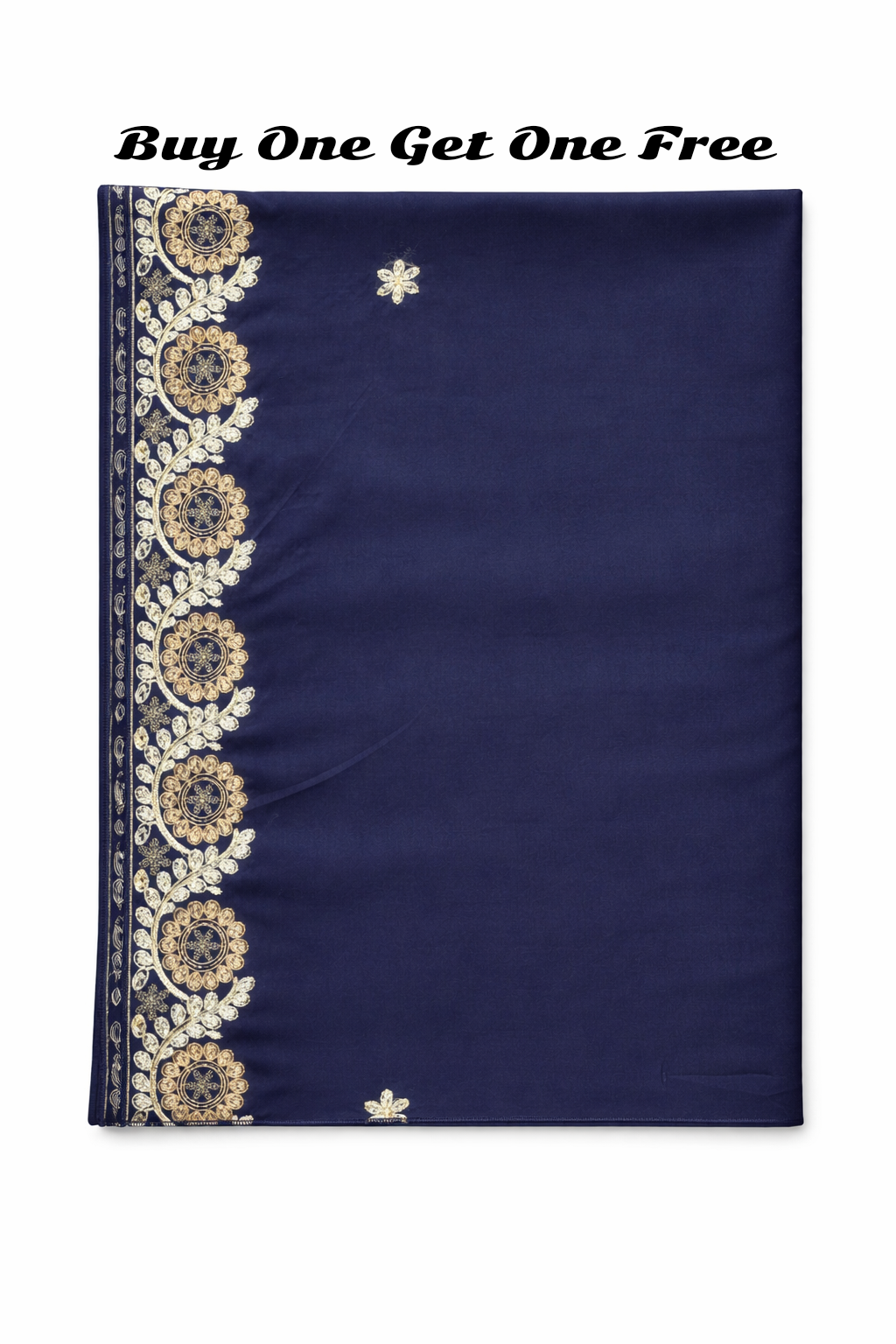 Swiss Lawn Embroidered Border | Buy One Get One Free