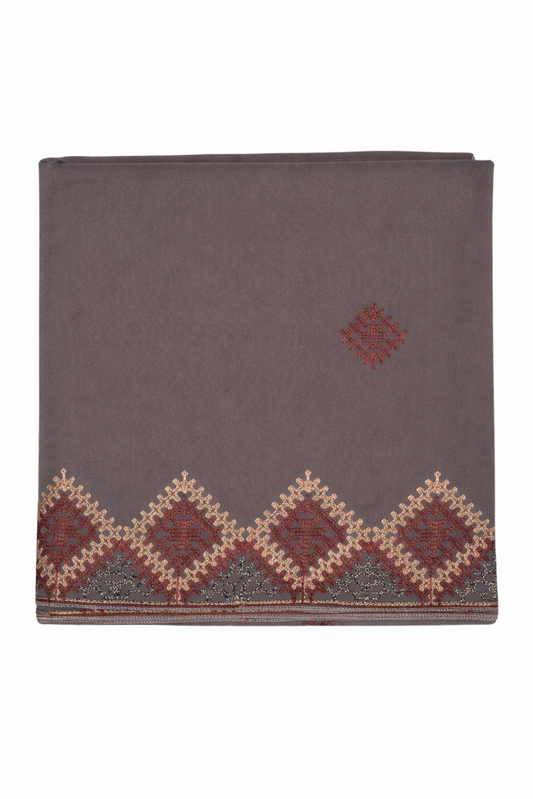 Signature Swiss Lawn | Embroidered Heritage Border